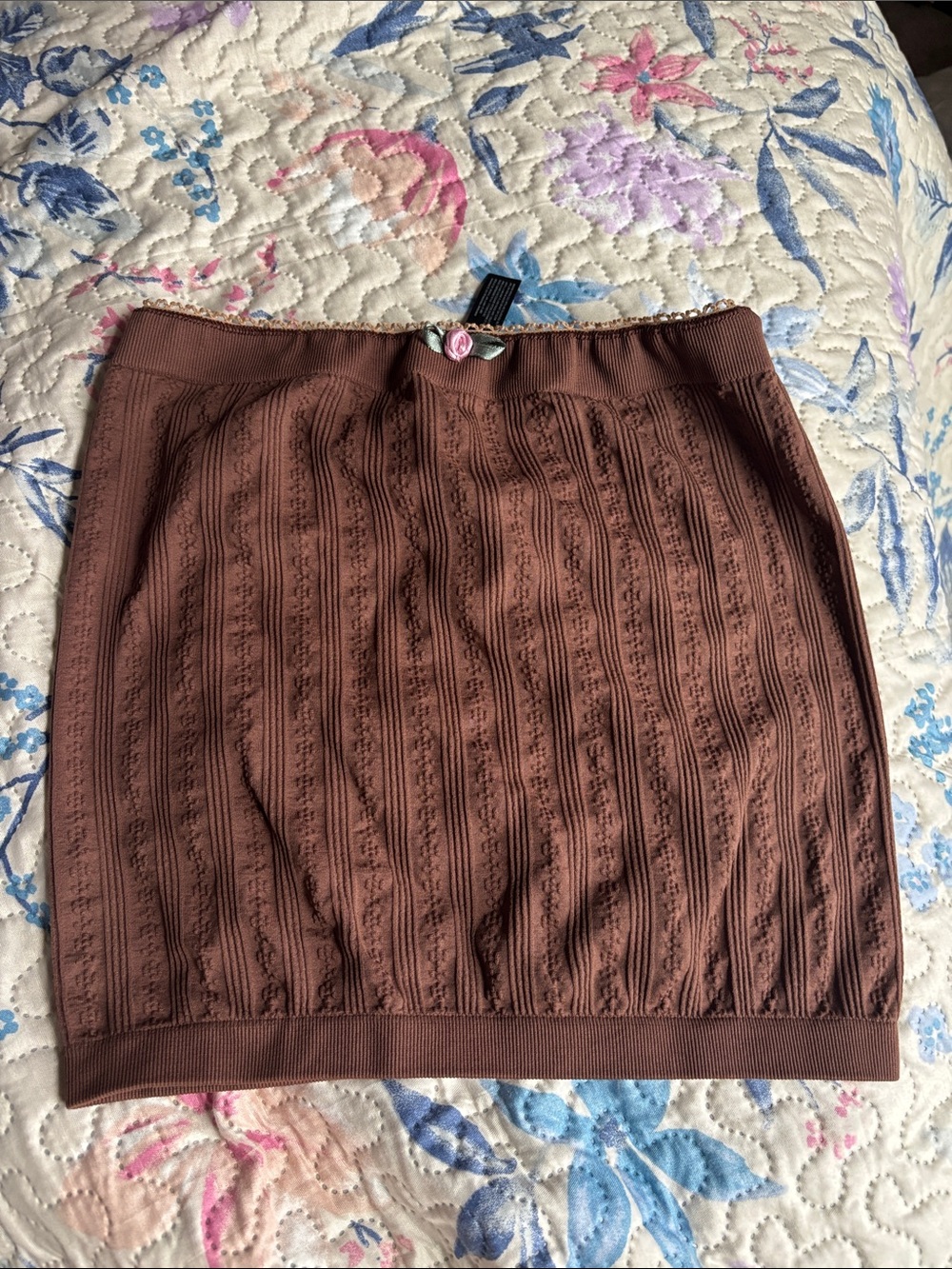 Brown Tube Top from Urban Outfitters